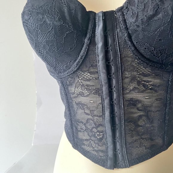 NEW Juicy Couture Sexy Lace Corset Bustier Top Lingerie Bra - Picture 6 of 13